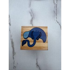 New Cartoon Stingray Rubber Stamp